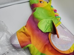 Bouncy Pals RAINBOW UNICORN Horse Toddler Bouncing Hopper Inflatable Ride + Pump
