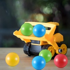 Multi-Colored Replacement Ball Set of 6 for Playskool Ball Popper Toys Comp