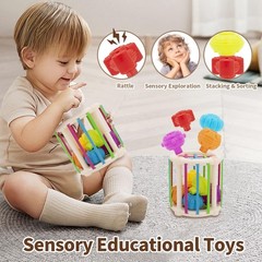 Baby Toys 6 to 18 Months, 8 in 1 Montessori Toy Set, Educational Learning Toy…