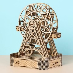 3D Puzzle Assembly for Wheel Educational Interactive Toy Toddlers Girls