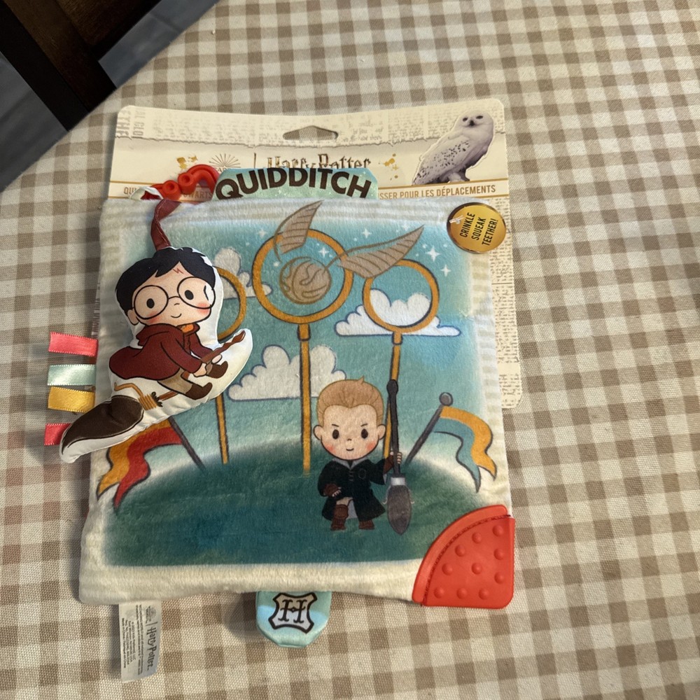 NWT Harry Potter Hogwarts Quidditch Activity Square Baby Toy