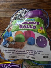 Lakeshore Soft Washable Sensory Balls Silly Sally BeanBags 6-Pack Mind to Maze