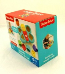New FISHER-PRICE Butterfly Shape Sorter Developmental Play 6 Months +