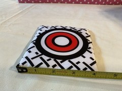 BLACK WHITE & RED HIGH CONTRAST TOUCH & FEEL FUN CARD SET, 24 PCS., WASHABLE