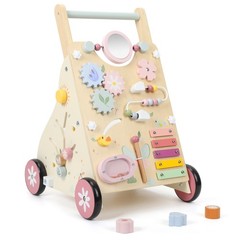 Wooden Baby Walker, Baby Push Walker, Push Walker Toys for Babies Learning to…