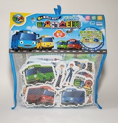 Tayo the Little Bus EVA Reattachment Soft Sticker 20pcs for Bath Play