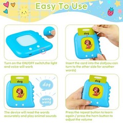 Talking Flash CardsKids Toddler Flash Cards with 224 Sight WordsMontessori To…