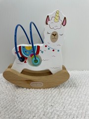 Little Tikes Wooden Critters Llama-Corn Busy Beads Maze Developmental Toy