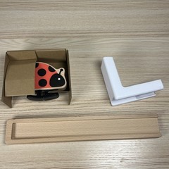 Lovevery Look At Me Ladybug Toy 0-2M Wood Baby Toy Marked – Damaged Packaging