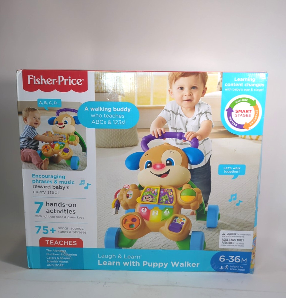 Fisher-Price Laugh & Learn Smart Stages Learn with Puppy Walker NEW!
