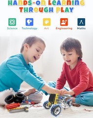 10 in 1 STEM Toys for 5 Year Old Boy, Building Toys for Kids Ages 4-8 5-7 6-8, S