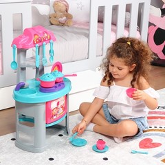 Ogi Mogi Kitchen Play Set for Kids, 26 Pieces Kitchen Accessories