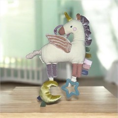 Itzy Ritzy Unicorn Traveler Learning Toy Lovey Plush Baby Toy