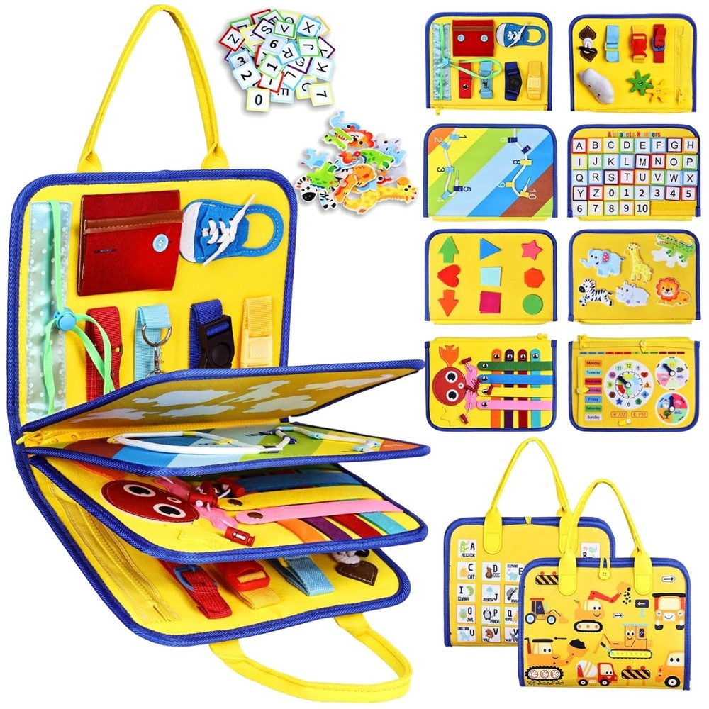Educational Activities for Toddlers, Sensory Learning Book