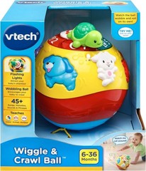 Multicolor Wiggle & Crawl Ball for Babies, Interactive, Lights & Sounds