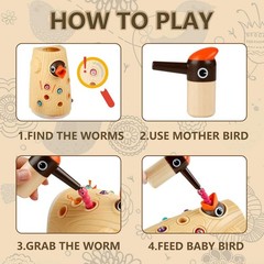 Montessori Toys for 2 Year Old Girl Boy, Fine Motor Skills Sensory Toys Age 2…