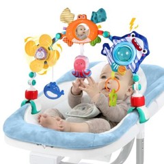 Baby Stroller Car Crib Mobile Activity Arch Toy Travel Colorful Musical Toy