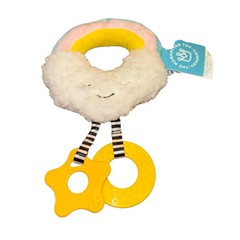 Manhattan Toy Co. Cherry Blossom Cloud Travel Toy Rainbow Teethers Sensory