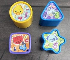 VTech Sort & Discover Drum Shape Sort Replacement Pieces 1 3 4 5