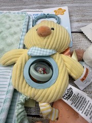 NEW—Lot Of 3 Neutral Baby Soft Toys Magic Years & Cloud Island
