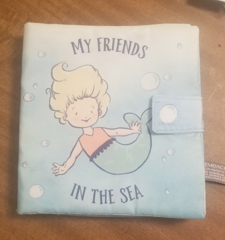 My Friends In The Sea Soft Cloth Book Babies Toddler Infant Child COMBINED SHIP