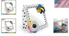 Tummy Time See Me Floor Mirror for Babies – Safe Rainbow Design 10″ x 9.5″