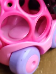 Disney OBALL O’BALL Go Grippers MInnie Mouse Toy Car For Baby Toddler!