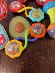 Infant/Toddler/Baby Lot Of Baby Toys Teething Variety Lot Of 8