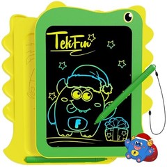 LCD Writing Tablet for Kids, Doodle Board Drawing Pad, 6.6″W x 8.7″H Green