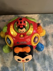 Vtech Crazy Legs Learning Bugs Ladybug Interactive Pull Toy Musical Singing