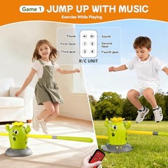 Rocket Launcher Toy Set for Kids Ages 3-8, 4-in-1 Cactus Outdoor Play Set with
