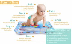 Inflatable Water Play Mat For Newborn Baby Infants Toddlers Toys Christmas Gift