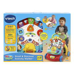 VTech Stroll & Discover Activity Walker with Accessories, Baby and Toddler Toys