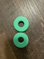 Lovevery REPLACEMENT Green Ring Count&Slide Rings Chute Flexible Wooden Stacker