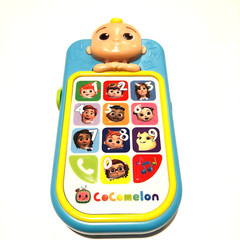 Cocomelon JJs First Learning Phone Lights Sounds Music Toddler Kids Toy Blue