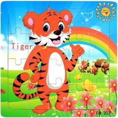 Wooden Jigsaw Puzzles for Kids Age 14+y Toddler Puzzles Toys, Preschool Set 6