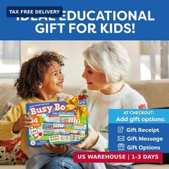 Montessori Preschool Busy Book for Toddlers Ages 3 and Up – Preassembled – Presc