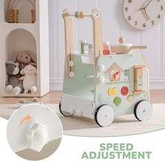 ROBOTIME Wooden Baby Walker Push Toy Spring Garden Activity Center 10M+ New