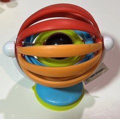 Baby Einstein Spinner Suction Activity Toy, NUBY Twist Ball, & Sassy Buterfly
