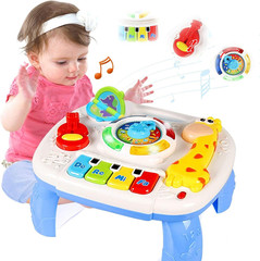 Baby Toys 6-12 Months, Musical Learning Table Toys for 1 2 3 Year Old Boys Gi…