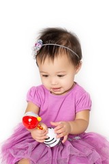 SmartNoggin NogginStik Light-up Developmental Rattle – Color Changing, Textu…