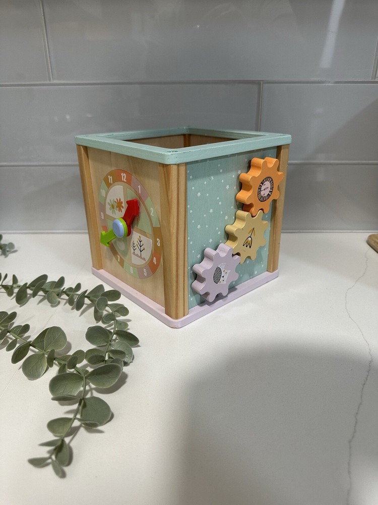 EDUCATION & LEARNING Toys For Babies Square Wooden Activity Box Kids Toy