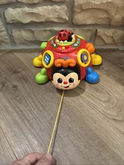 Vtech Crazy Legs Learning Bugs Ladybug Interactive Pull Toy Musical Singing