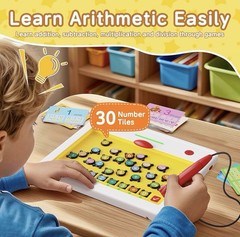 Magnetic Learning Toy for Kids 3+ Letters, Numbers, and Image Reading Game!!