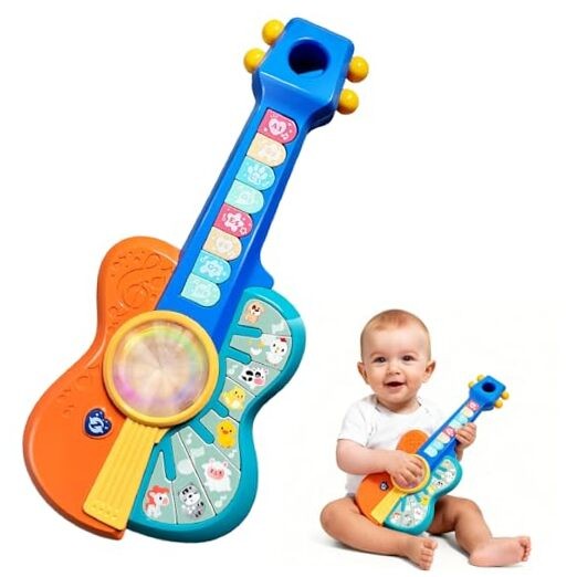 SailStart Toddlers Guitar Musical Toys for 1-2 Year Old Boy/Girl, Multiple
