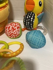 Fisher Price Infantino Melissa & Doug Baby Play Toys Rattle Rings Pineapple Lot
