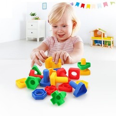 Nuts and Bolts, 24pcs Fine Motor Skills Occupational Therapy Toys for Kids, S…