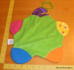 Tomy First Years Star fish Sensory Teether Security Blanket Lovey