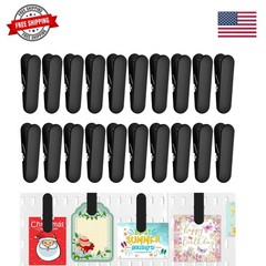 Black Pegboard Clips, 20 Pcs Metal Pegboard Accessories Clips, Pegboard Clips…