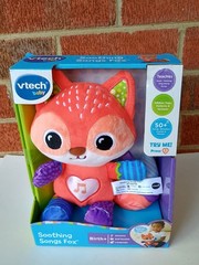 VTech Baby Soothing Songs Fox Plush Toy • Lights & Music • Sensory • New